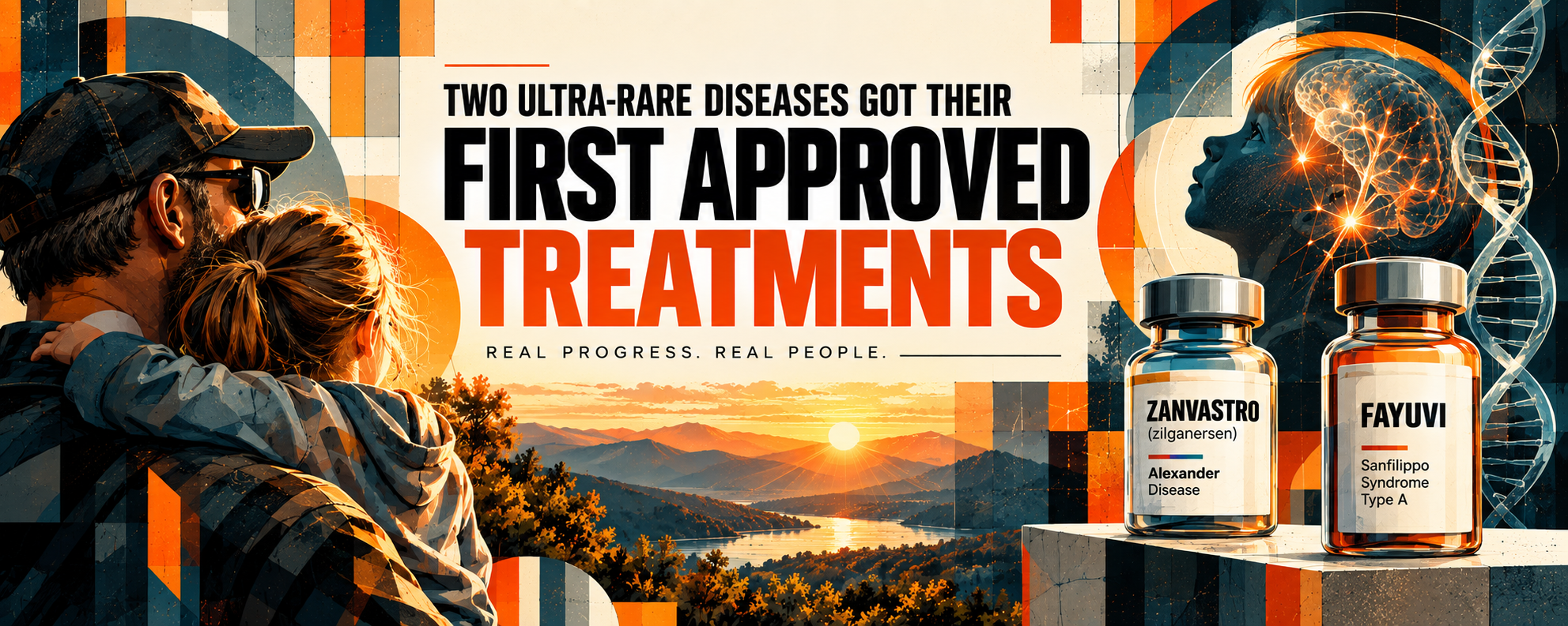 Two ultra-rare diseases received their first approved treatments.